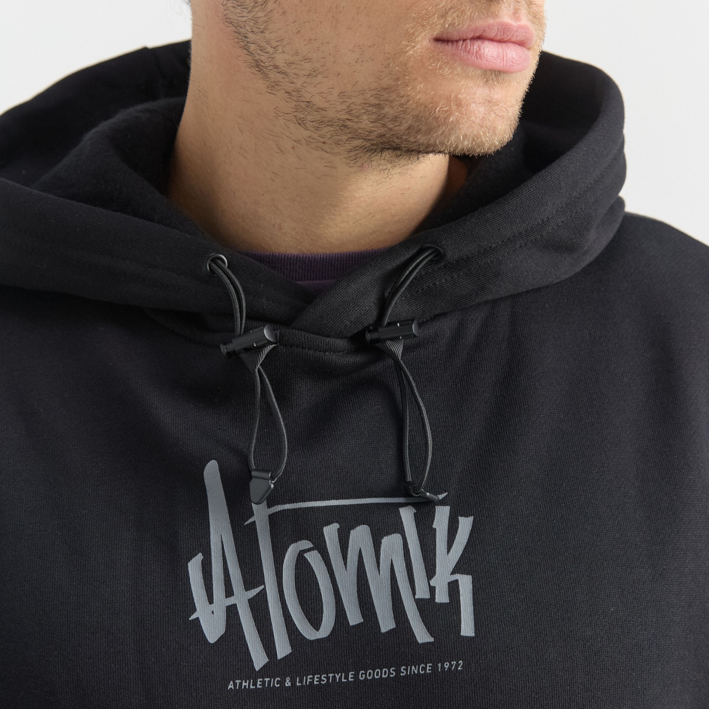 Hoodie deportivo Tekna men negro Atomik — imagen 3